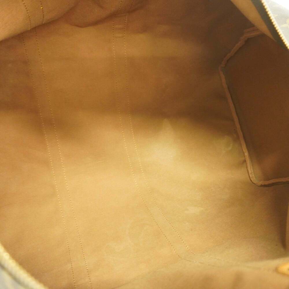 LOUIS VUITTON Brown Monogram Keepall 55 Boston Bag - Picture 4 of 15